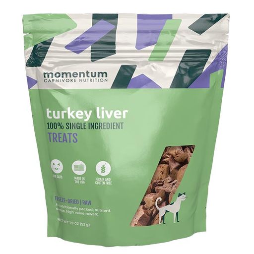 Momentum Freeze Dried Turkey Liver CAT Treats (1.9 oz)