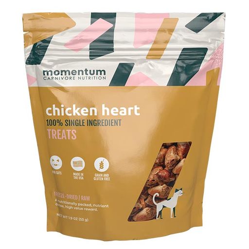 Momentum Freeze Dried Chicken Heart CAT Treats (1.9 oz)
