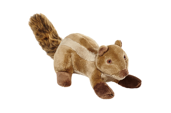 Fluff & Tuff Peanut Chipmunk Dog Toy (Small- 7