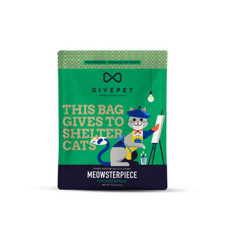GivePet Meowsterpiece Chicken Breast Freeze-Dried Cat Treats