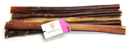 Tuesday's Natural Dog Company Thick Bully Sticks Odor Free Dog Treats