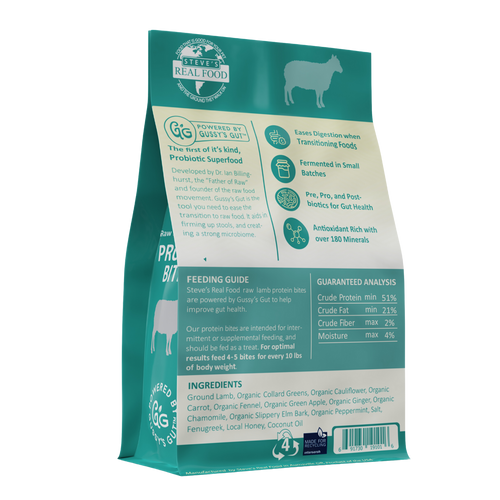 Steve's Lamb Protein Bites – Freeze-Dried Gut Health Treats for Dogs and Cats