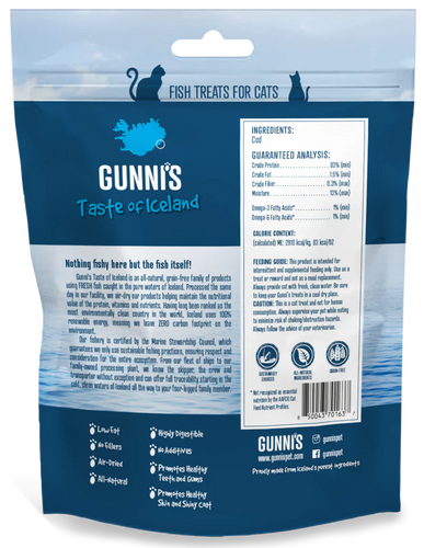 Gunni's Cod Mini Morsels Cat Treats (1.5 oz)