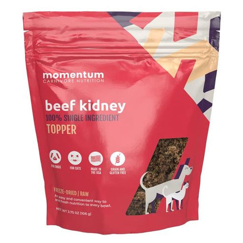 Momentum Carnivore Nutrition Beef Kidney Topper Freeze Dried Raw