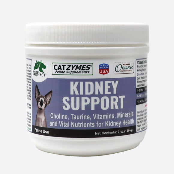 Nature's Farmacy Catzymes Kidney Support Turmeric PreDigested Whitefish Vitamins Minerals Renal Support