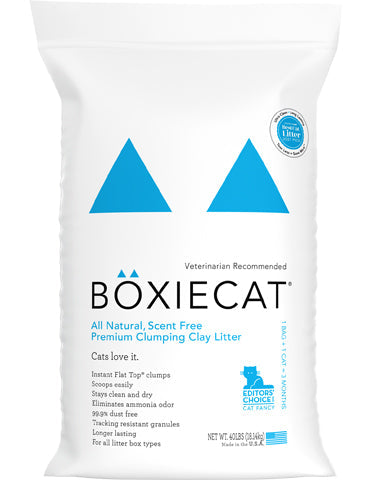 BoxieCat Clay Scent Free Litter (40lb)