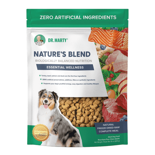 Dr. Marty Nature’s Blend Essential Wellness Premium Freeze-Dried Raw Dog Food