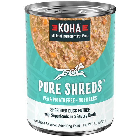Koha Pure Shreds Shredded Duck Entrée for Dogs