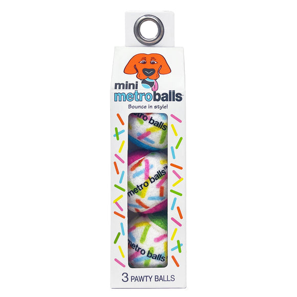 Metro Paws Mini Pawty Tennis Balls® (Mini Balls)