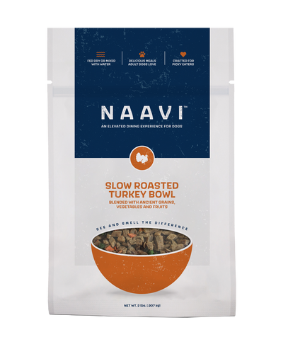 Naavi Slow Roasted Turkey Bowl for Dogs