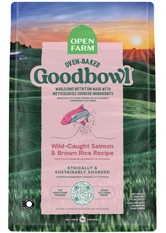 Open Farm Goodbowl™ Wild-Caught Salmon & Brown Rice Recipe for Dogs