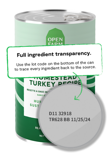 Open Farm Homestead Turkey Pâté for Dogs (12.5 oz can)