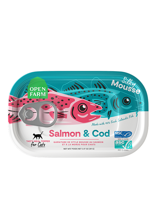 Open Farm Salmon & Cod Topper for Cats (3.17 oz)