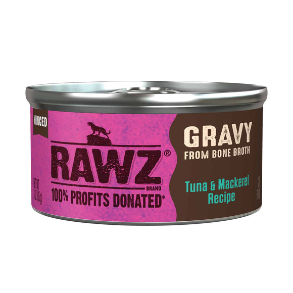 Rawz Gravy Tuna & Mackerel Wet Cat Food