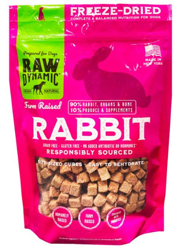 Raw Dynamic Freeze Dried Rabbit Formula Dog Food