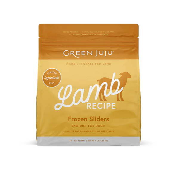 Green Juju Lamb Recipe Frozen Patties & Sliders (3lb Sliders)