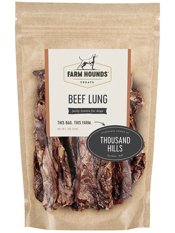 Farm Hounds Beef Lung Dog Treats (4.5 oz)