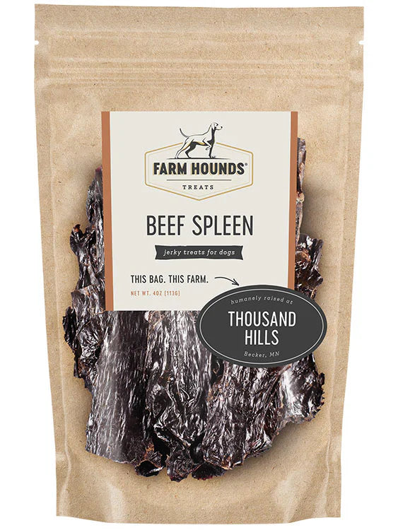 Farm Hounds Beef Spleen Dog Treats (4 oz)