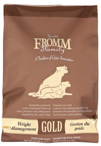 Fromm Weight Management Gold Dog Food (Case 4 - 5 lbs)