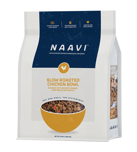 Naavi Slow Roasted Chicken Bowl for Dogs
