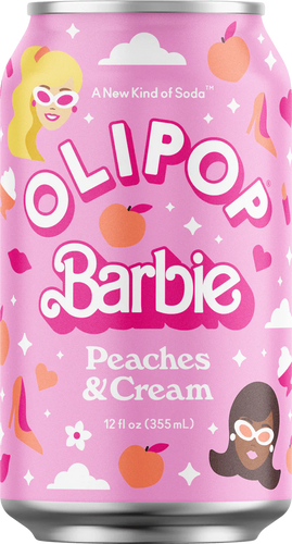 OLIPOP Barbie Peaches & Cream