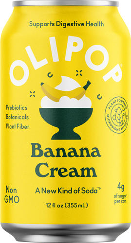 OLIPOP Banana Cream Sparkling Tonic