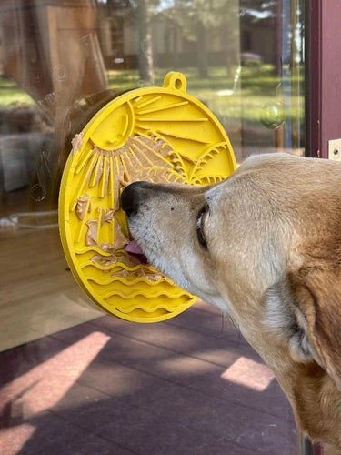 SodaPup Sun N' Sea Emat Enrichment Lick Mat With Suction Cups
