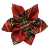 Huxley & Kent Pinwheel Red Plaid Lurex