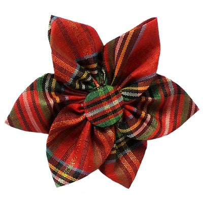 Huxley & Kent Pinwheel Red Plaid Lurex