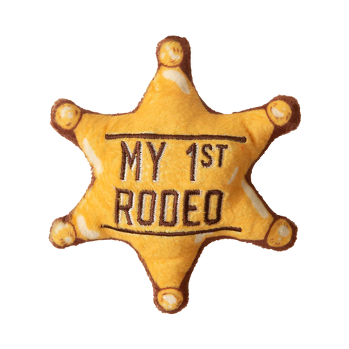 Snugarooz Baby 1st Rodeo Plush Dog Toy