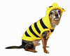 Hip Doggie Chenille Bumble Bee Hoodie for Dogs