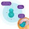 Planet Dog Double-Tuff Interactive Treat Stuffer Durable Dog Chew Toy