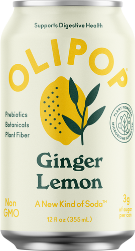 OLIPOP Ginger Lemon Sparkling Tonic