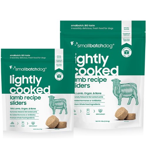 Small Batch Lightly Cooked Lamb Dog Frozen Food
