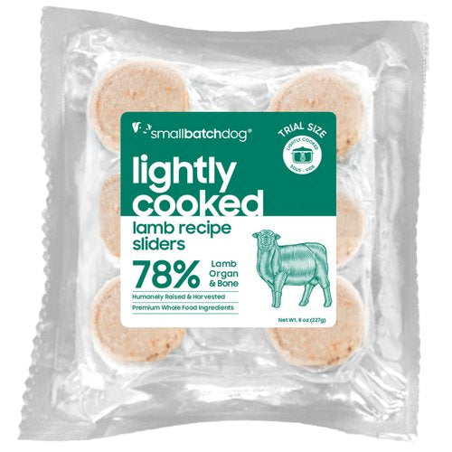 Small Batch Lightly Cooked Lamb Dog Frozen Food