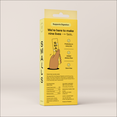 Smalls Bird Licks Digestion Lickable Cat Treats