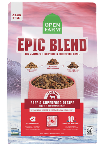 Epic Blend Beef & Superfood Grain-Free Dog Kibble