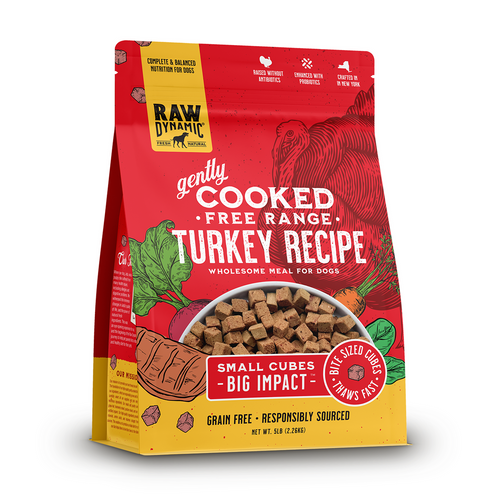 Raw Dynamic Gently Cooked Turkey Recipe for Dogs