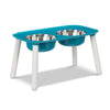 Messy Mutts Elevated Double Dog Feeder Adjustable Height