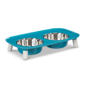 Messy Mutts Elevated Double Dog Feeder Adjustable Height