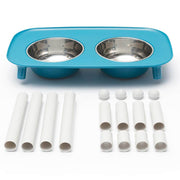 Messy Mutts Elevated Double Dog Feeder Adjustable Height