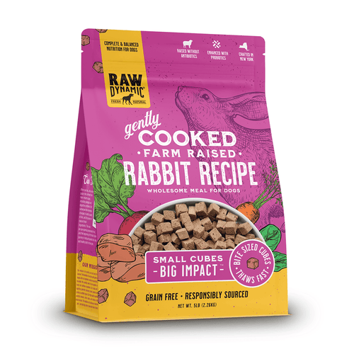 Raw Dynamic Gently Cooked Rabbit Recipe for Dogs