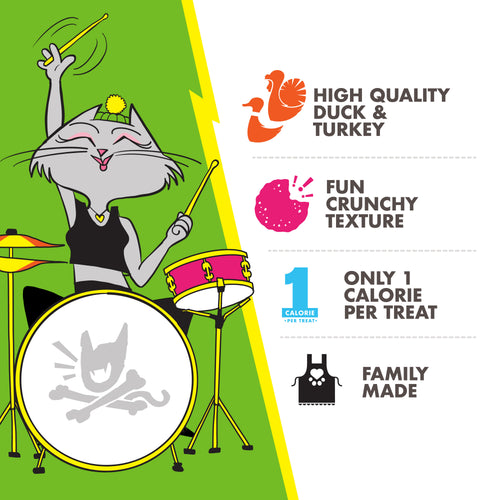 Fromm Family PurrSnackitty Crunch Gamebird Blitz Flavor Cat Treats
