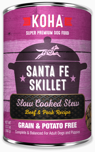 Koha Santa Fe Skillet Slow Cooked Stew Beef & Pork Recipe for Dogs