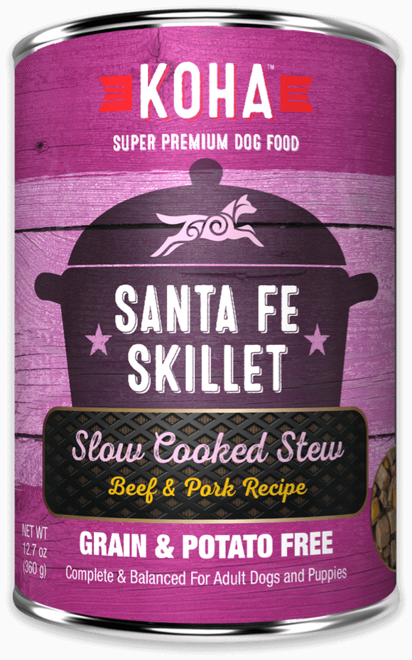 Koha Santa Fe Skillet Slow Cooked Stew Beef & Pork Recipe for Dogs