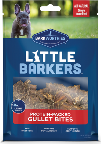 Barkworthies Little Barkers Gullet Bites Dog Treats