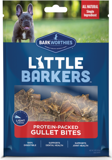 Barkworthies Little Barkers Gullet Bites Dog Treats