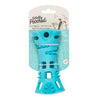 Messy Mutts Totally Pooched Chew n' Stuff Dog Toy (Teal)