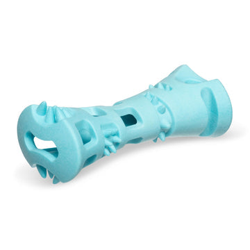 Messy Mutts Totally Pooched Chew n' Stuff Dog Toy (Teal)