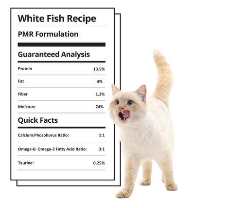 Steve's Real Food Freeze-Dried Raw Cat Food White Fish Recipe